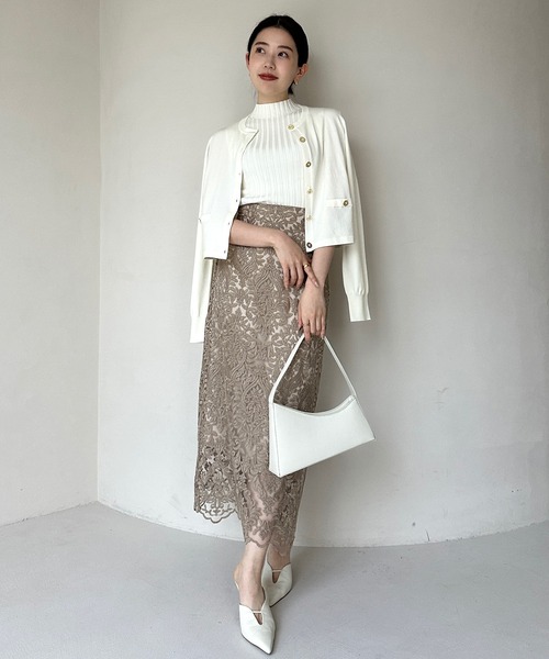 シルクブレンドベーシックニットカーディガン（カーディガン