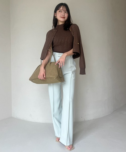 シルクブレンドベーシックニットカーディガン（カーディガン/ボレロ