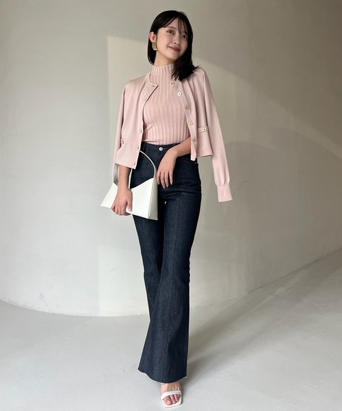 シルクブレンドベーシックニットカーディガン（カーディガン/ボレロ