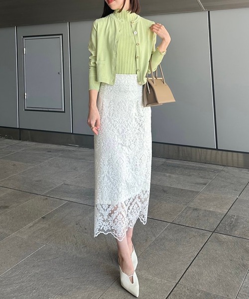 シルクブレンドベーシックニットカーディガン（カーディガン