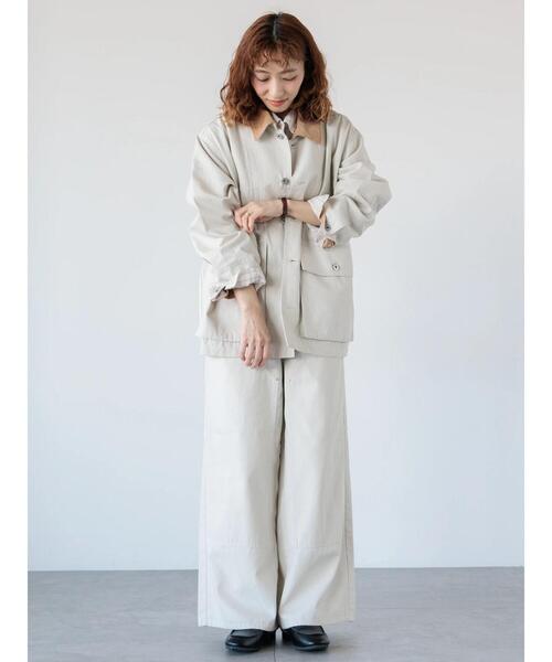 Lugnoncure(ルノンキュール)の「ワークストレートパンツ《2025spring catalog item》(その他パンツ・レディース・オフホワイト/ネイビー/ベージュ・M/L)」の20枚目の写真