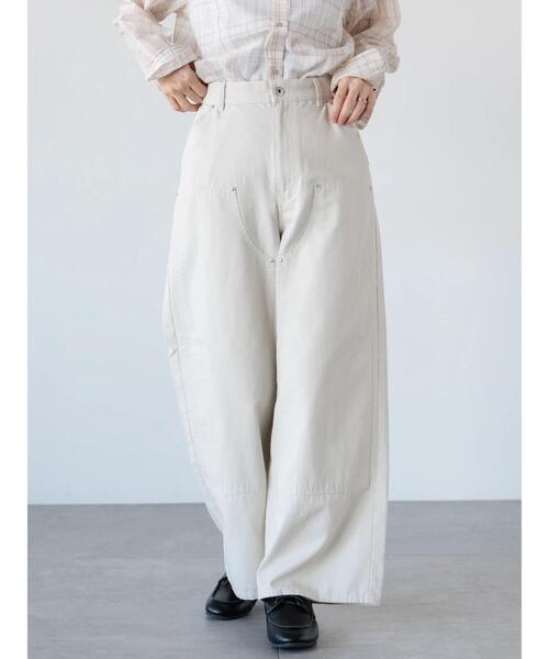Lugnoncure(ルノンキュール)の「ワークストレートパンツ《2025spring catalog item》(その他パンツ・レディース・オフホワイト/ネイビー/ベージュ・M/L)」の4枚目の写真