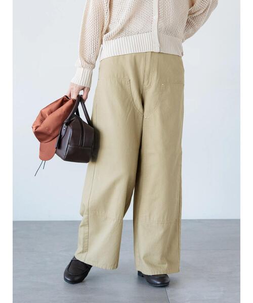 Lugnoncure(ルノンキュール)の「ワークストレートパンツ《2025spring catalog item》(その他パンツ・レディース・オフホワイト/ネイビー/ベージュ・M/L)」の7枚目の写真