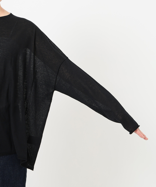 slobe iena コットンシルクビッグプルオーバー SLOBE IENA｜《追加》コットンシルクビッグプルオーバー