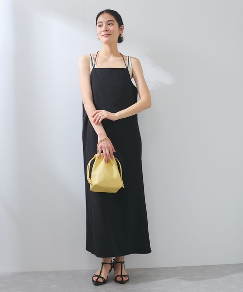 VIS（ビス）の「【WEB限定】【洗える】マルチWAYキャミワンピース（ワンピース・レディース・ブラック/サックスブルー/チャコールグレー・FREE）」の8枚目の写真