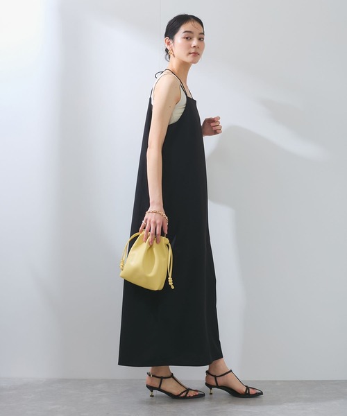 VIS（ビス）の「【WEB限定】【洗える】マルチWAYキャミワンピース（ワンピース・レディース・ブラック/サックスブルー/チャコールグレー・FREE）」の9枚目の写真