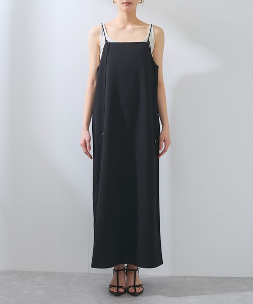 VIS（ビス）の「【WEB限定】【洗える】マルチWAYキャミワンピース（ワンピース・レディース・ブラック/サックスブルー/チャコールグレー・FREE）」の12枚目の写真