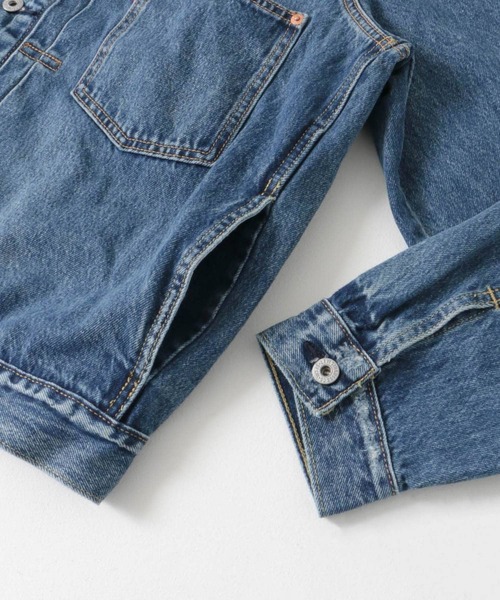 Levi's（リーバイス）の「LEVI’S　TYPE 1 TRUCKER（デニムジャケット・メンズ・ブラック/インディゴブルー・MEDIUM/LARGE）」の14枚目の写真
