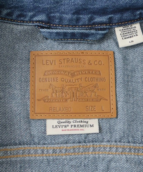 Levi's（リーバイス）の「LEVI’S　TYPE 1 TRUCKER（デニムジャケット・メンズ・ブラック/インディゴブルー・MEDIUM/LARGE）」の8枚目の写真