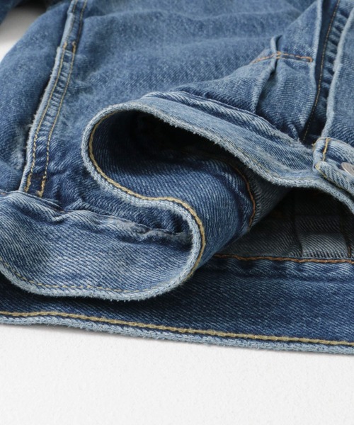 Levi's（リーバイス）の「LEVI’S　TYPE 1 TRUCKER（デニムジャケット・メンズ・ブラック/インディゴブルー・MEDIUM/LARGE）」の9枚目の写真