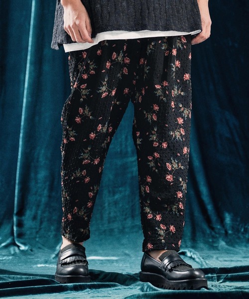 ANGENEHM(アンゲネーム)の「mp13337-Seersucker fabric tapered pants バルーンパンツ(その他パンツ・メンズ・ブラウン系その他/ブラック系その他・S/M/L)」の18枚目の写真