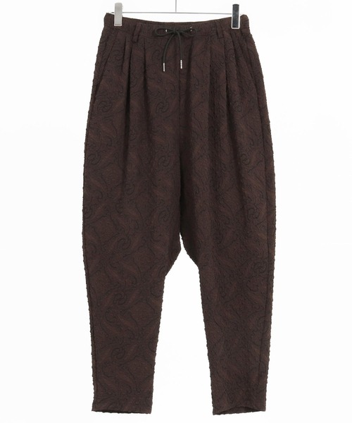 ANGENEHM(アンゲネーム)の「mp13337-Seersucker fabric tapered pants バルーンパンツ(その他パンツ・メンズ・ブラウン系その他/ブラック系その他・S/M/L)」の11枚目の写真