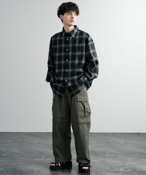 Rocky Monroe(ロッキーモンロー)の「厚底シャークソール PUレザーベルクロストラップサンダル(サンダル・メンズ・ブラック・M/L/XL)」の8枚目の写真
