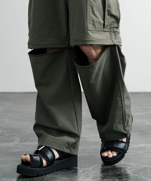 Rocky Monroe(ロッキーモンロー)の「厚底シャークソール PUレザーベルクロストラップサンダル(サンダル・メンズ・ブラック・M/L/XL)」の10枚目の写真