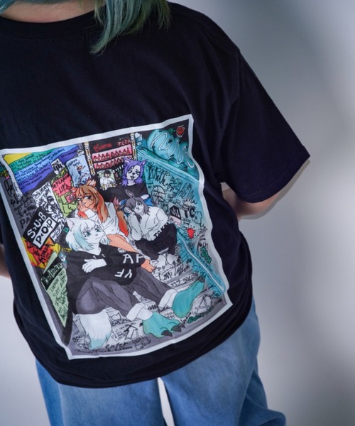 AFYF(エーエフワイエフ)の「【AFYF】AFYF Premium Souvenir Short Sleeve T-Shirt "KEMONER" version by GILDAN Premium Cotton 5.6oz / AFYFスーベニア ショートスリーブ Tシャツ "ケモナー"ヴァージョン ギルダン プレミアム コットン5.6oz AFYF グラフィック by ロフトスキー(Tシャツ/カットソー・メンズ・ホワイト/ブラック・X-LARGE/LARGE)」の19枚目の写真