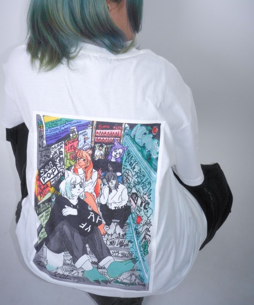 AFYF(エーエフワイエフ)の「【AFYF】AFYF Premium Souvenir Short Sleeve T-Shirt "KEMONER" version by GILDAN Premium Cotton 5.6oz / AFYFスーベニア ショートスリーブ Tシャツ "ケモナー"ヴァージョン ギルダン プレミアム コットン5.6oz AFYF グラフィック by ロフトスキー(Tシャツ/カットソー・メンズ・ホワイト/ブラック・X-LARGE/LARGE)」の12枚目の写真