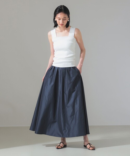 SLOANE（スローン）の「【7/24値下げ】【別注】スタイリスト佐藤佳菜子 × SLOANE / ミラノ リブ タンクトップ（タンクトップ・レディース・ブラック/ホワイト/ベージュ・ONE SIZE）」の21枚目の写真