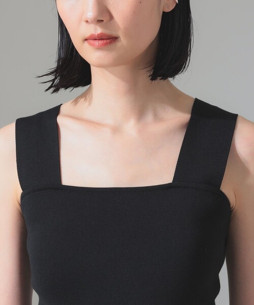 SLOANE（スローン）の「【7/24値下げ】【別注】スタイリスト佐藤佳菜子 × SLOANE / ミラノ リブ タンクトップ（タンクトップ・レディース・ブラック/ホワイト/ベージュ・ONE SIZE）」の16枚目の写真