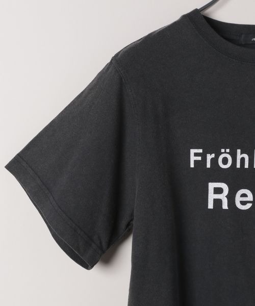 JEANASIS（ジーナシス）の「GermanロゴプリントTEE/450940（Tシャツ/カットソー・レディース・ブラック/ホワイト/イエロー・FREE）」の9枚目の写真