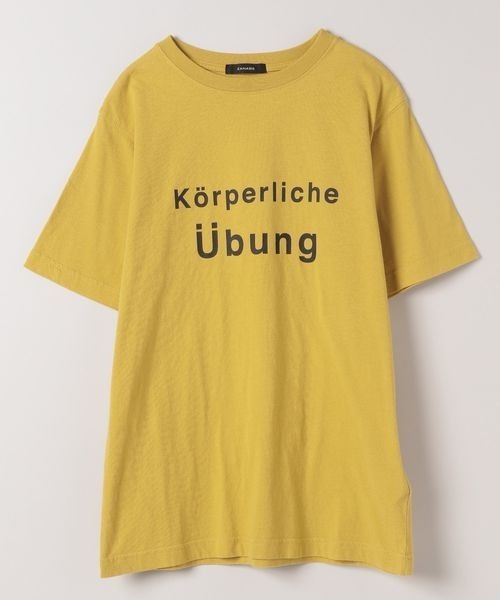 JEANASIS（ジーナシス）の「GermanロゴプリントTEE/450940（Tシャツ/カットソー・レディース・ブラック/ホワイト/イエロー・FREE）」の22枚目の写真