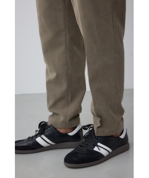 AZUL by moussy（アズールバイマウジー）の「接触冷感フェイクスウェードセットアップ（セットアップ・メンズ・ブラック/カーキ/グレー・MEDIUM/LARGE）」の4枚目の写真