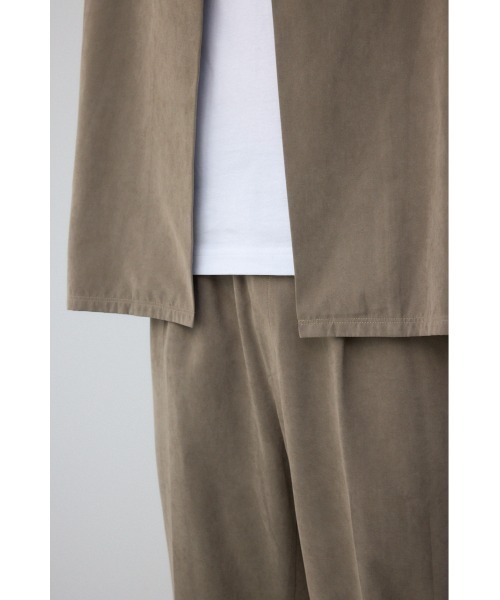 AZUL by moussy（アズールバイマウジー）の「接触冷感フェイクスウェードセットアップ（セットアップ・メンズ・ブラック/カーキ/グレー・MEDIUM/LARGE）」の12枚目の写真