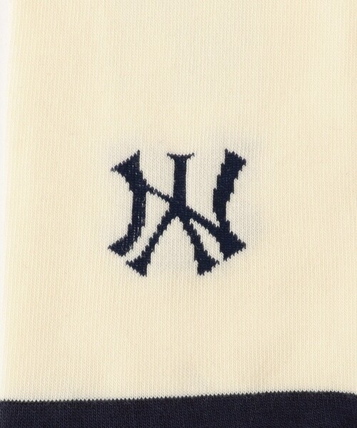 MLB（メジャーリーグベースボール）の「MLB/メジャーリーグベースボール 200 MLB BH SOCKS（ソックス/靴下・メンズ・グレー/オフホワイト・ONE SIZE）」の8枚目の写真