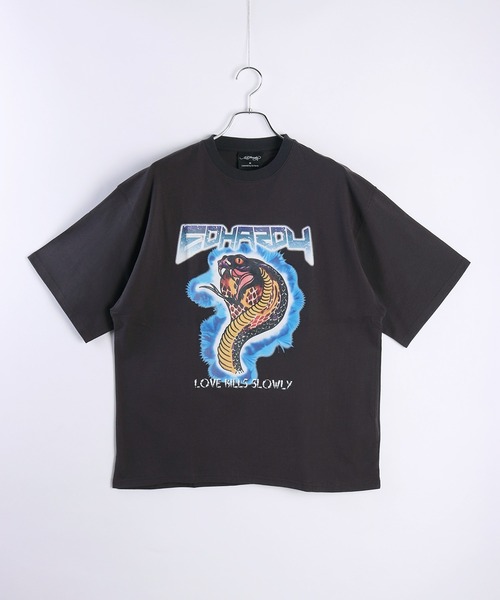 セール】Ed Hardy ルーズサイズ プリント半袖Tシャツ（Tシャツ