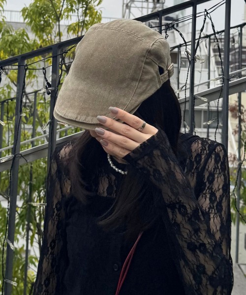 FOREVER 21(フォーエバー トゥエンティーワン)の「【2025SS】ヴィンテージ風ハンチング(ハンチング/ベレー帽・レディース・ベージュ・FREE)」の1枚目の写真