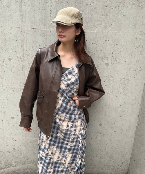 FOREVER 21(フォーエバー トゥエンティーワン)の「【2025SS】ヴィンテージ風ハンチング(ハンチング/ベレー帽・レディース・ベージュ・FREE)」の2枚目の写真