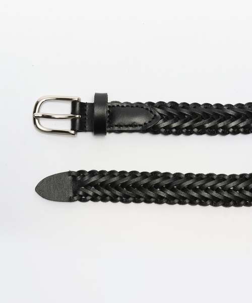 417 EDIFICE（フォーワンセブンエディフィス）の「メッシュレザーベルト（ベルト・メンズ・ブラック/ブラウン・80/90/100）」の6枚目の写真