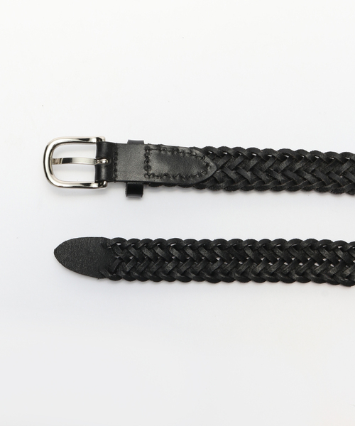 417 EDIFICE（フォーワンセブンエディフィス）の「メッシュレザーベルト（ベルト・メンズ・ブラック/ブラウン・80/90/100）」の5枚目の写真