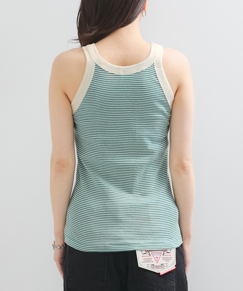 MILLER（ミラー）の「【Miller/ミラー】PANEL RIBBED ATHLETIC TANK（タンクトップ・レディース・レッド系/ホワイト/グリーン系/ブラック/グレー系/イエロー系・FREE）」の18枚目の写真