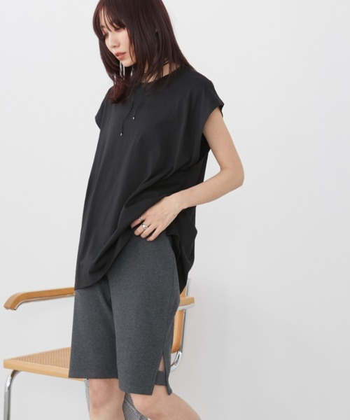 FRAY I.D サイドスリットバイカーショーツ (ブラック) ストレッチ 楽天市場】【SALE／50%OFF】サイドスリットバイカーショーツ