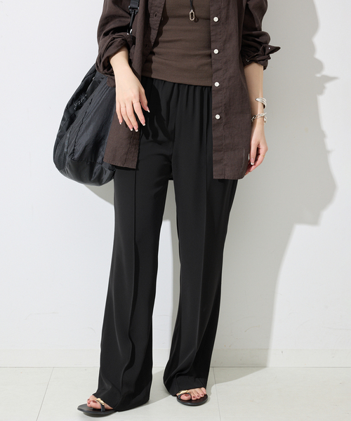 4サイズ展開》ピンタックセミフレアパンツ（その他パンツ