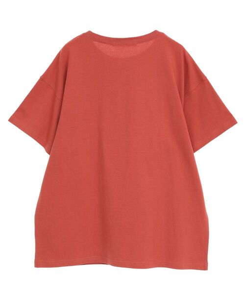 ELENCARE DUE（エレンカーレデュエ）の「・ELENCARE DUE 箔プリントTEE（Tシャツ/カットソー・レディース・ブラック/オフホワイト/レッド/杢グレー・FREE）」の12枚目の写真