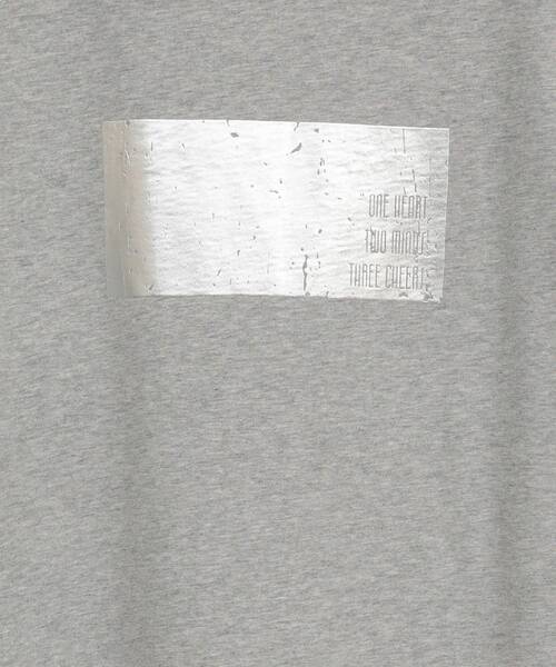 ELENCARE DUE（エレンカーレデュエ）の「・ELENCARE DUE 箔プリントTEE（Tシャツ/カットソー・レディース・ブラック/オフホワイト/レッド/杢グレー・FREE）」の16枚目の写真