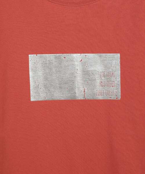 ELENCARE DUE（エレンカーレデュエ）の「・ELENCARE DUE 箔プリントTEE（Tシャツ/カットソー・レディース・ブラック/オフホワイト/レッド/杢グレー・FREE）」の19枚目の写真