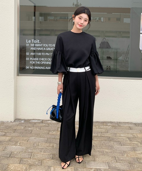 セール】パフスリーブブラウス（Tシャツ/カットソー）｜by LEGNA