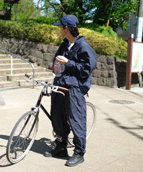 BROKEN BASE（ブロークンベース）の「アンクルバンドナイロンパンツ（その他パンツ・メンズ・ネイビー/ブラック・LARGE/MEDIUM）」の6枚目の写真