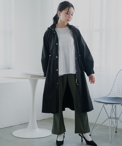 セール】小さいサイズ ドロストロングモッズコート 低身長さん・小柄