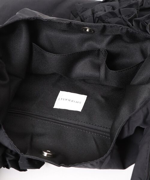 mysty woman（ミスティウーマン）の「SMIRNASLI(サミールナスリ) フリルショルダーBAG　499923（ショルダーバッグ・レディース・ブラック/ブラウン・FREE）」の10枚目の写真
