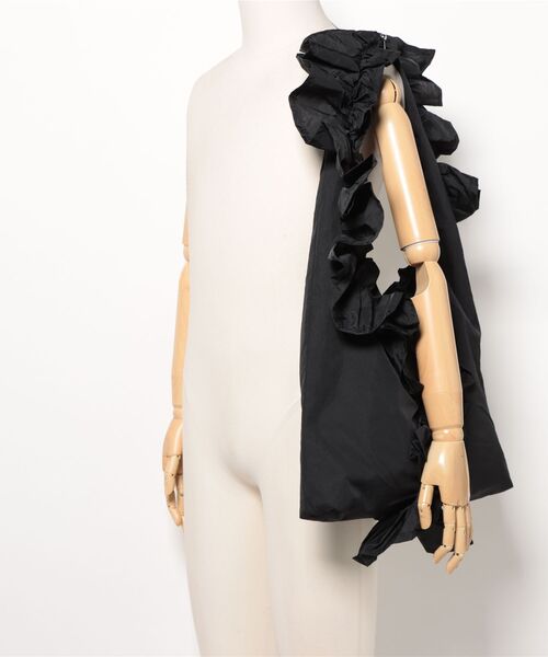 mysty woman（ミスティウーマン）の「SMIRNASLI(サミールナスリ) フリルショルダーBAG　499923（ショルダーバッグ・レディース・ブラック/ブラウン・FREE）」の11枚目の写真