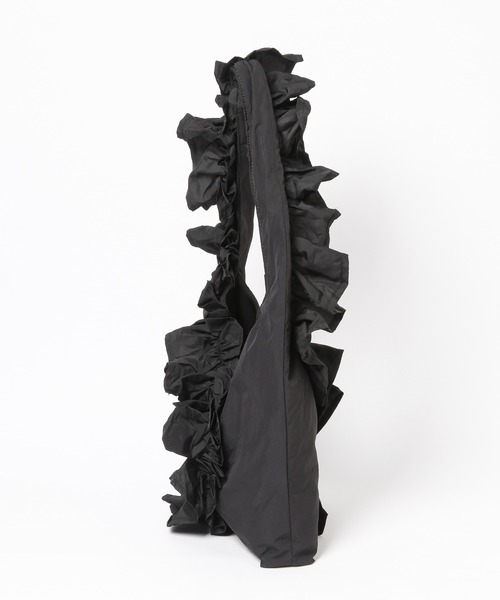 mysty woman（ミスティウーマン）の「SMIRNASLI(サミールナスリ) フリルショルダーBAG　499923（ショルダーバッグ・レディース・ブラック/ブラウン・FREE）」の13枚目の写真