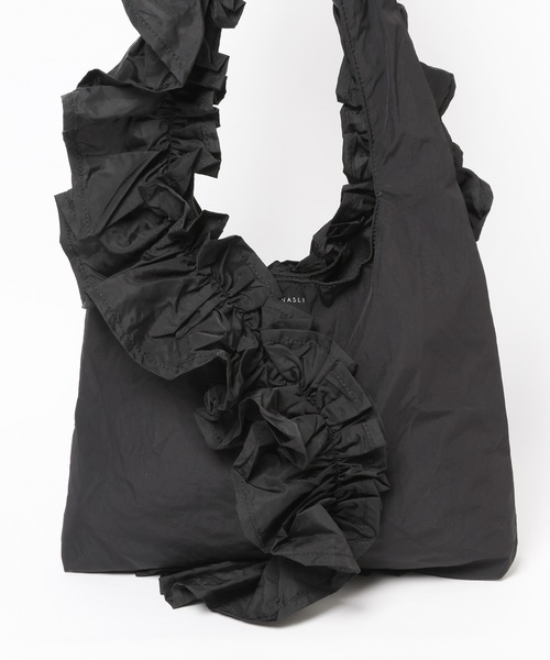 mysty woman（ミスティウーマン）の「SMIRNASLI(サミールナスリ) フリルショルダーBAG　499923（ショルダーバッグ・レディース・ブラック/ブラウン・FREE）」の15枚目の写真