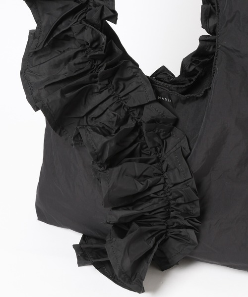 mysty woman（ミスティウーマン）の「SMIRNASLI(サミールナスリ) フリルショルダーBAG　499923（ショルダーバッグ・レディース・ブラック/ブラウン・FREE）」の19枚目の写真