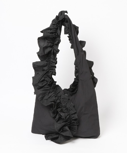 mysty woman（ミスティウーマン）の「SMIRNASLI(サミールナスリ) フリルショルダーBAG　499923（ショルダーバッグ・レディース・ブラック/ブラウン・FREE）」の12枚目の写真