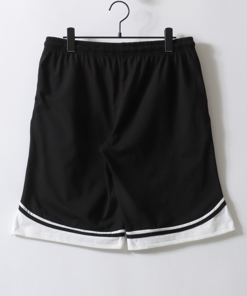 SITRY（シトリー）の「High Twist Function Game Shirt Setup/ドライ ストレッチ UVカット ブロークコア ユニフォーム ゲームシャツ 半袖Tシャツ＆ハーフパンツ セットアップ ルームウェア ワンマイルウェア パジャマ（ルームウェア/パジャマ・メンズ・ホワイト/チャコール/ブラック/ライトグレー・LL/L/M）」の13枚目の写真