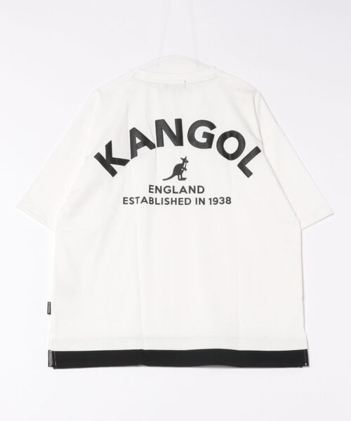 KANGOL/カンゴール】フェイクレイヤードバックプリントTシャツ