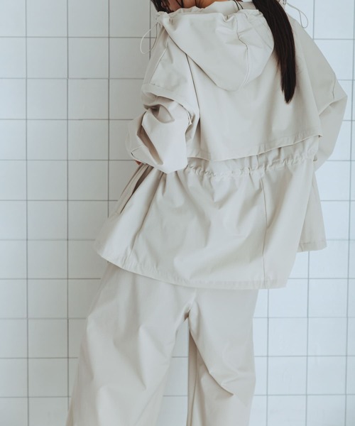 SENSE OF PLACE by URBAN RESEARCH(センスオブプレイスバイアーバンリサーチ)の「撥水UVカットウエストドロータックパンツ(その他パンツ・レディース・ベージュ/ブラウン/ブラック・MEDIUM/SMALL)」の22枚目の写真